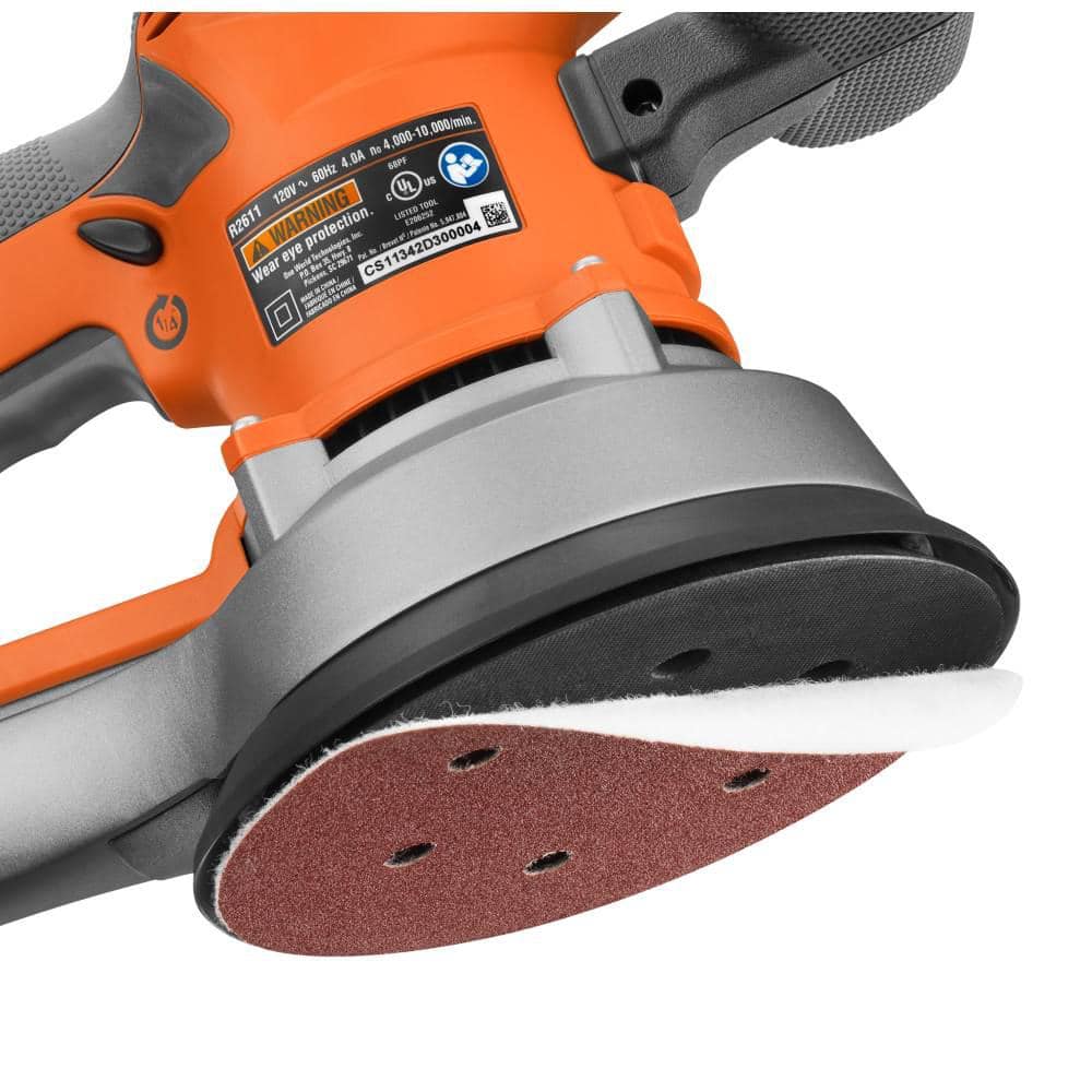 4 Amp Corded 6 in. Variable-Speed Dual Random Orbital Sander with AIRGUARD Technology - Image 9