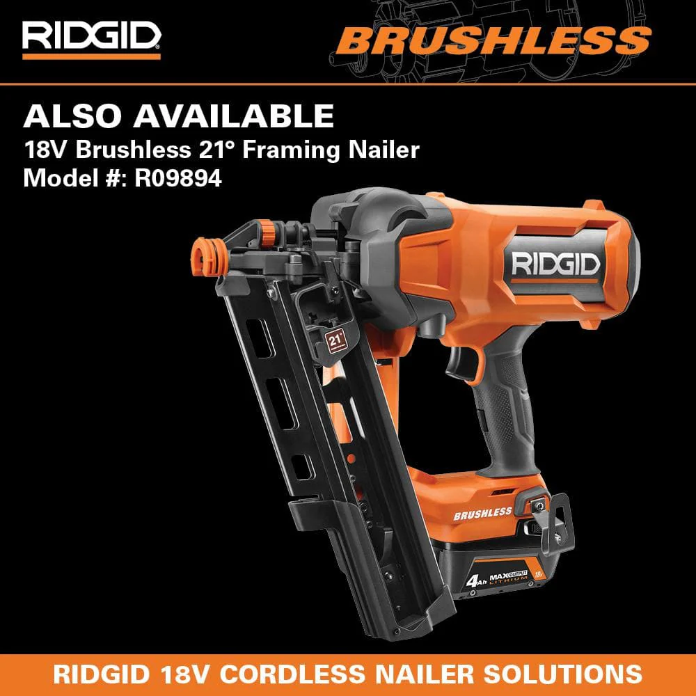 Pneumatic 21-Degree 3-1/2 in. Round Head Framing Nailer - Image 9