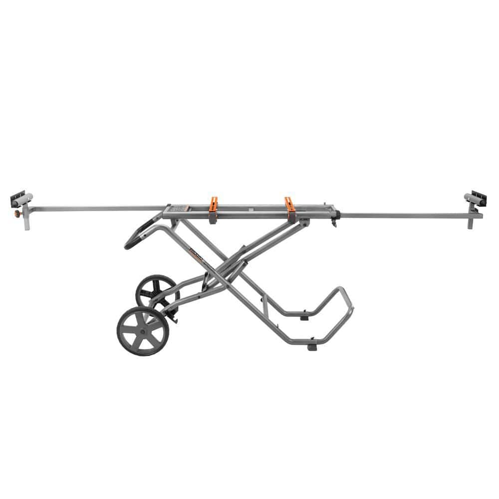 Foldable Mobile Miter Saw Stand with Mounting Braces - Image 9