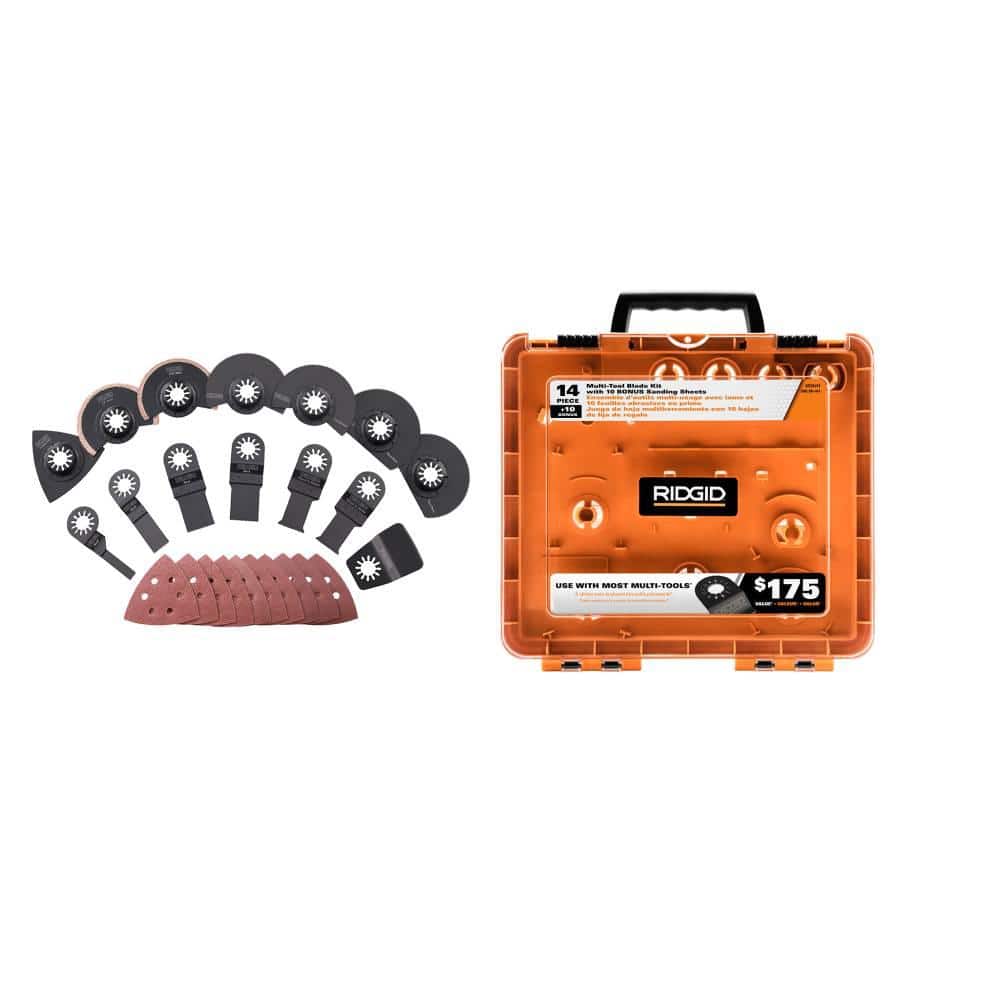 14-Piece Oscillating Multi-Tool Blade Accessory Kit - Image 3