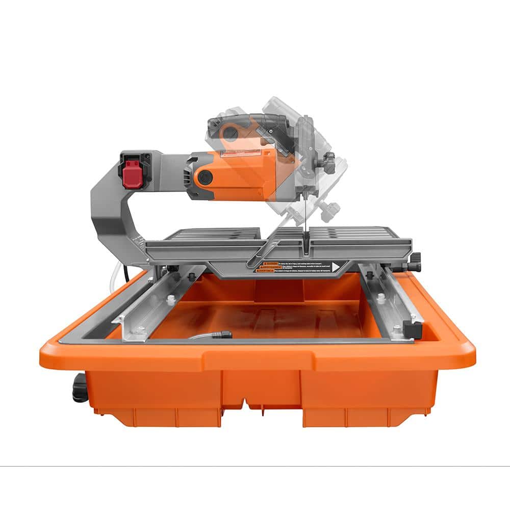 9-Amp 7 in. Blade Corded  Wet Tile Saw with Stand - Image 6
