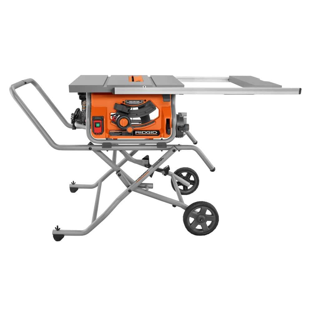 15 Amp 10 in. Portable Corded Pro Jobsite Table Saw with Stand - Image 5