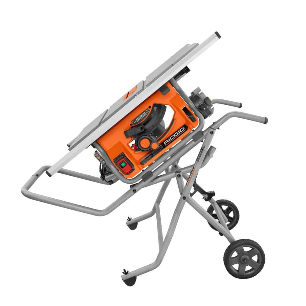 15 Amp 10 in. Portable Corded Pro Jobsite Table Saw with Stand - Image 6