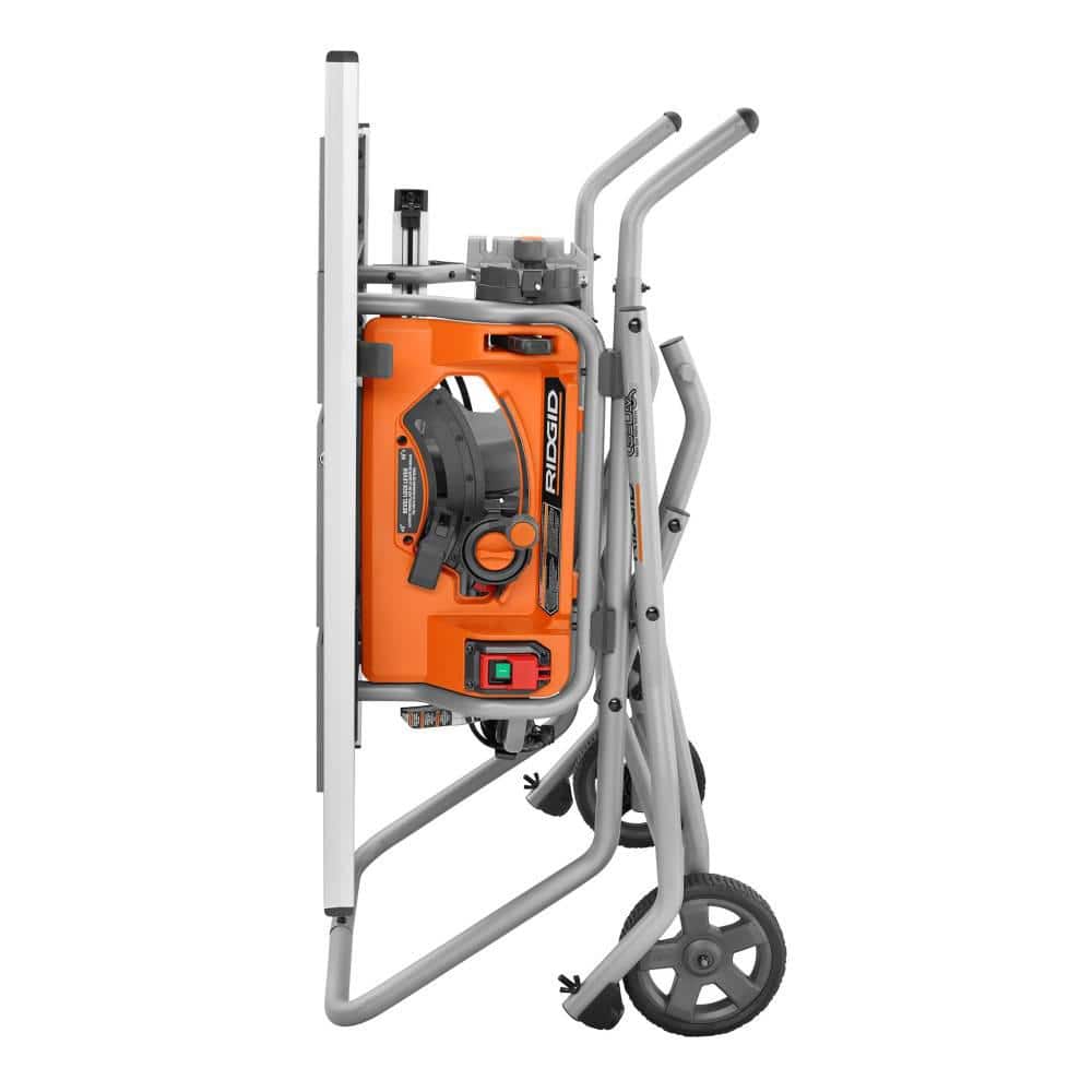 15 Amp 10 in. Portable Corded Pro Jobsite Table Saw with Stand - Image 7