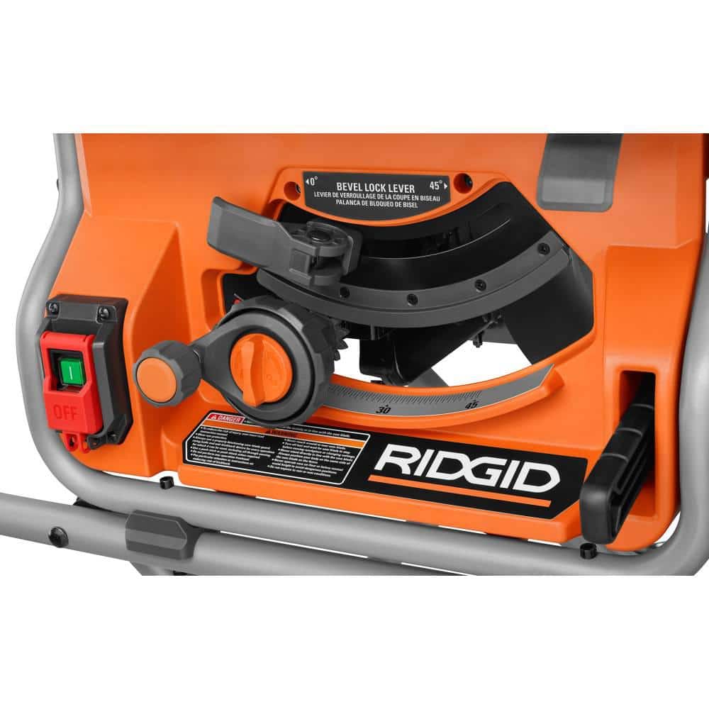 15 Amp 10 in. Portable Corded Pro Jobsite Table Saw with Stand - Image 9