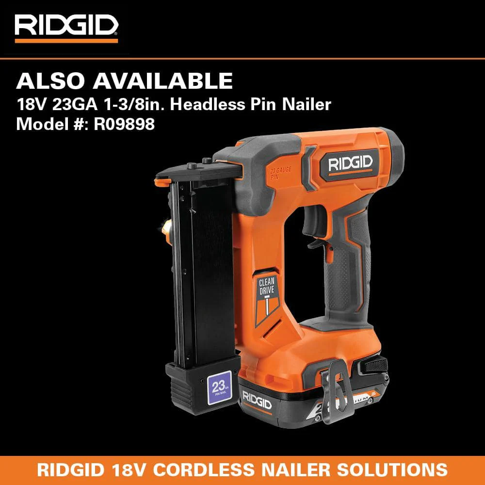 Pneumatic 23-Gauge 1-3/8 in. Headless Pin Nailer with Dry-Fire Lockout - Image 6