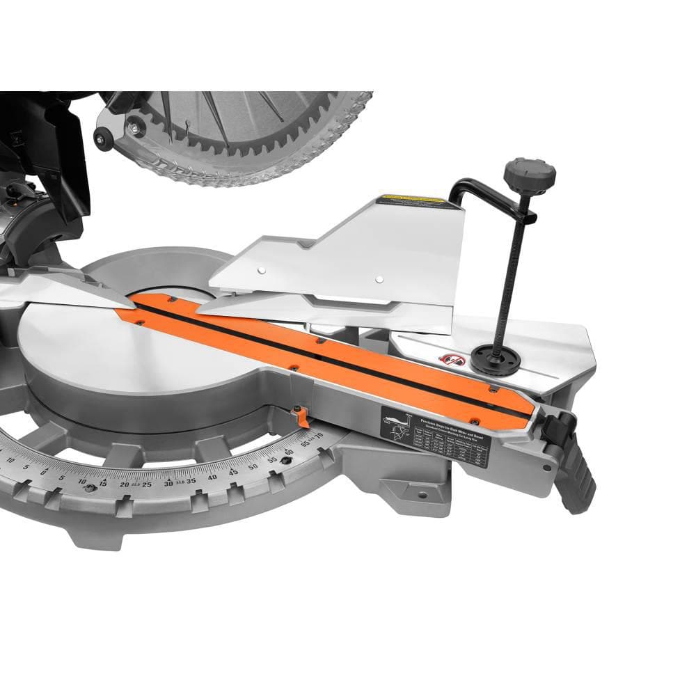 15 Amp Corded 12 in. Dual Bevel Sliding Miter Saw with 70 Deg. Miter Capacity and LED Cut Line Indicator - Image 6