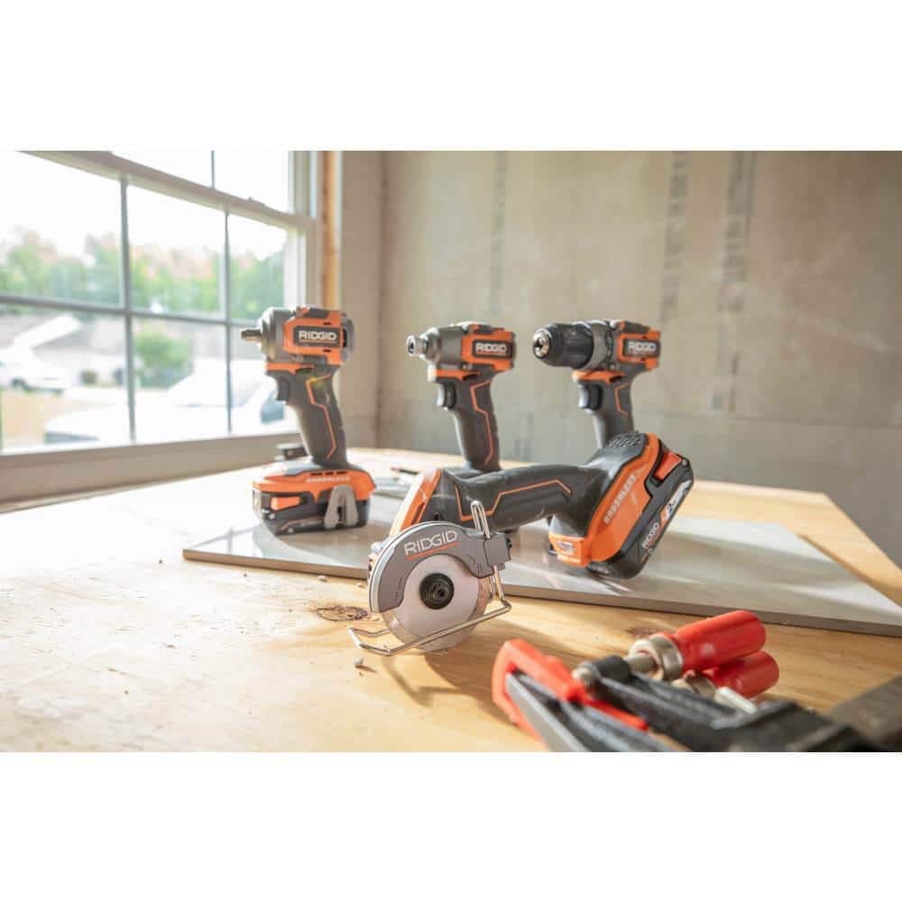 18V SubCompact Brushless Cordless 3 in. Multi-Material Saw (Tool Only) with (3) Cutting Wheels - Image 10
