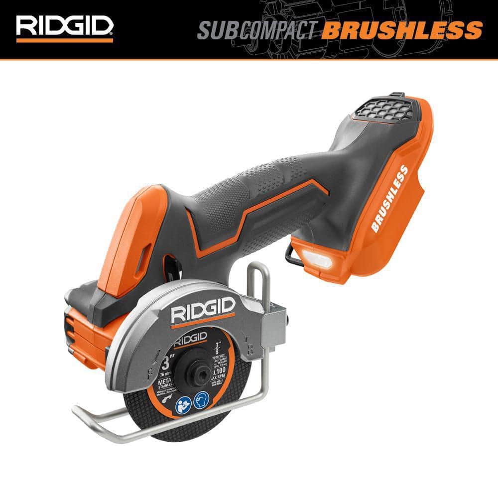 18V SubCompact Brushless Cordless 3 in. Multi-Material Saw (Tool Only) with (3) Cutting Wheels - Image 14
