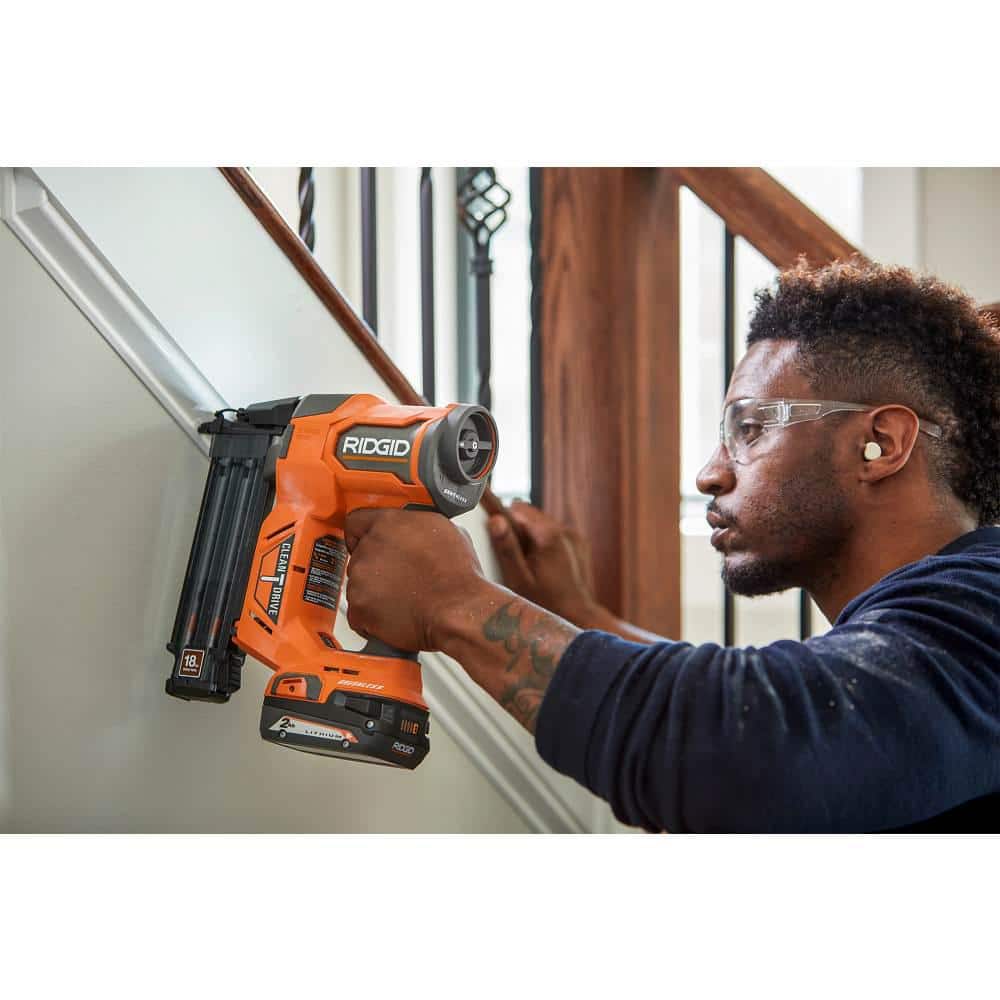 18V Brushless Cordless 18-Gauge 2-1/8 in. Brad Nailer (Tool Only) with CLEAN DRIVE Technology - Image 10
