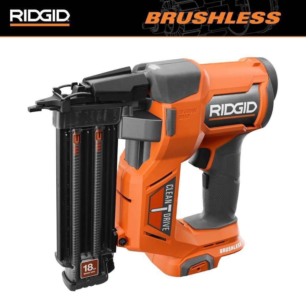 18V Brushless Cordless 18-Gauge 2-1/8 in. Brad Nailer (Tool Only) with CLEAN DRIVE Technology - Image 12