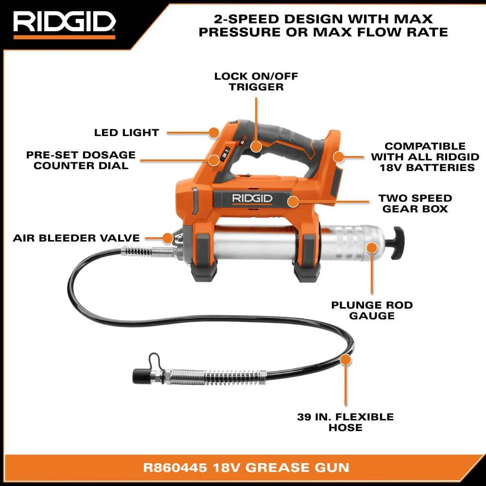 18V Cordless Grease Gun (Tool Only) - Image 3