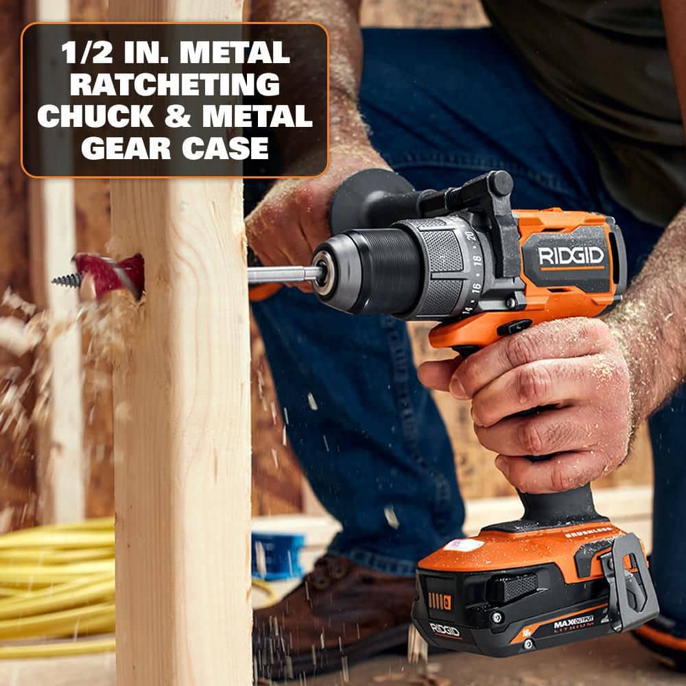 18V Brushless Cordless 1/2 in. Drill/Driver (Tool Only) - Image 5