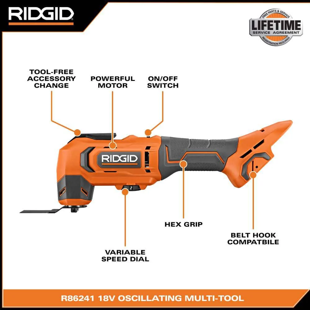 18V Cordless Oscillating Multi-Tool (Tool Only) - Image 3
