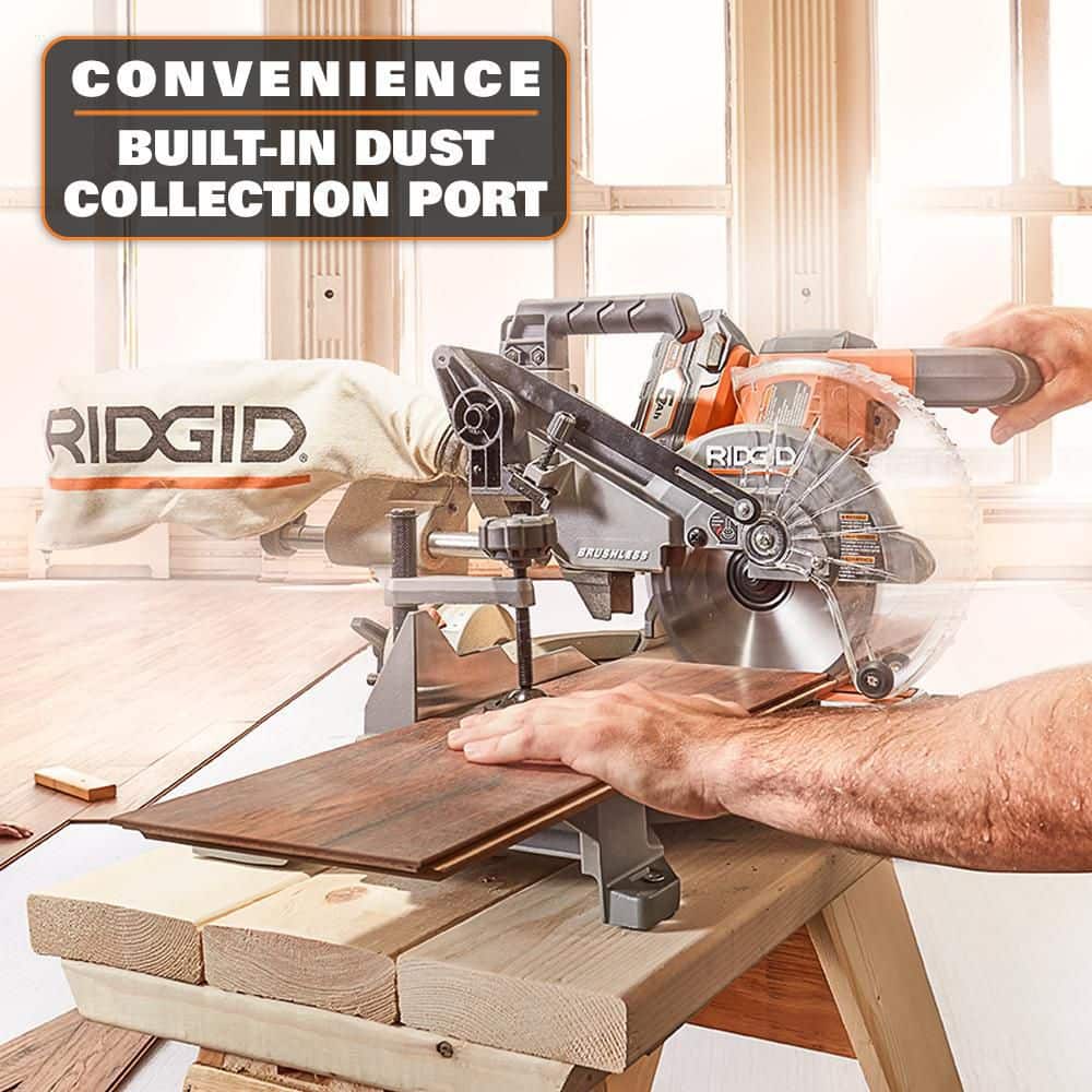 18V Brushless Cordless 7-1/4 in. Dual Bevel Sliding Miter Saw (Tool Only) - Image 4