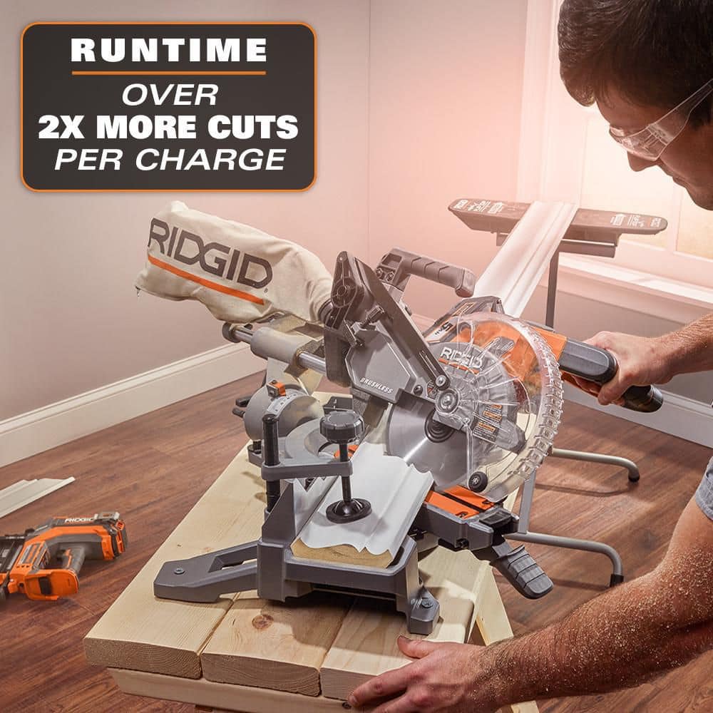 18V Brushless Cordless 7-1/4 in. Dual Bevel Sliding Miter Saw (Tool Only) - Image 5