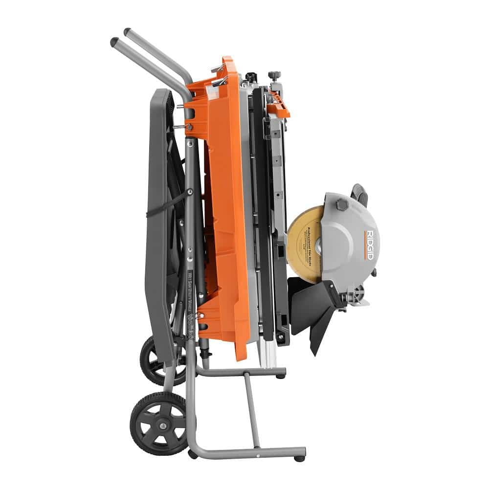 15 Amp 10 in. Wet Tile Saw with Portable Stand - Image 12