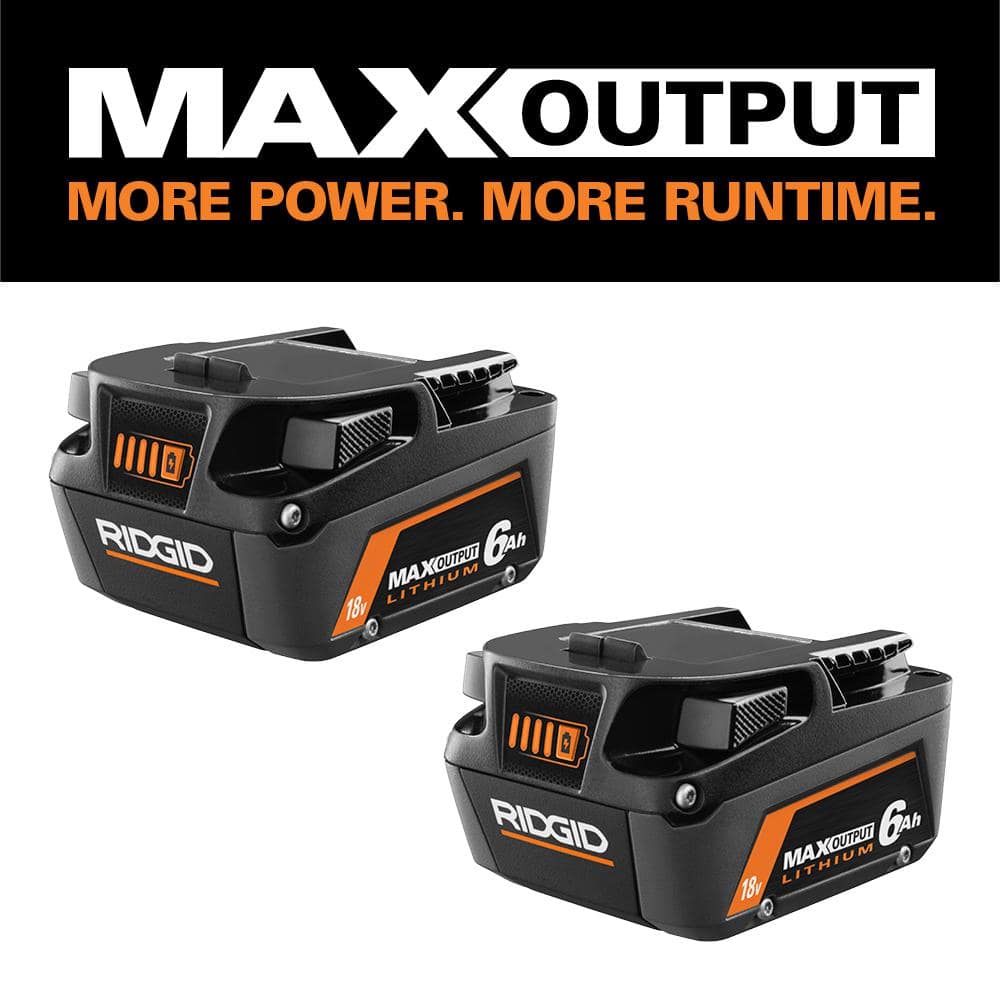 18V 6.0 Ah MAX Output Lithium-Ion Batteries (2-Pack) - Image 12