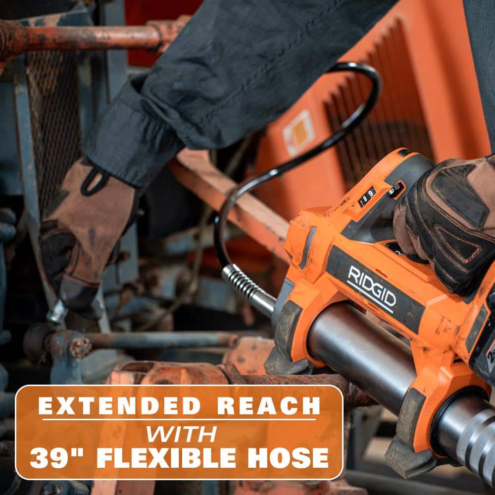 18V Cordless Grease Gun Kit with (1) 2.0 Ah Battery and Charger - Image 9