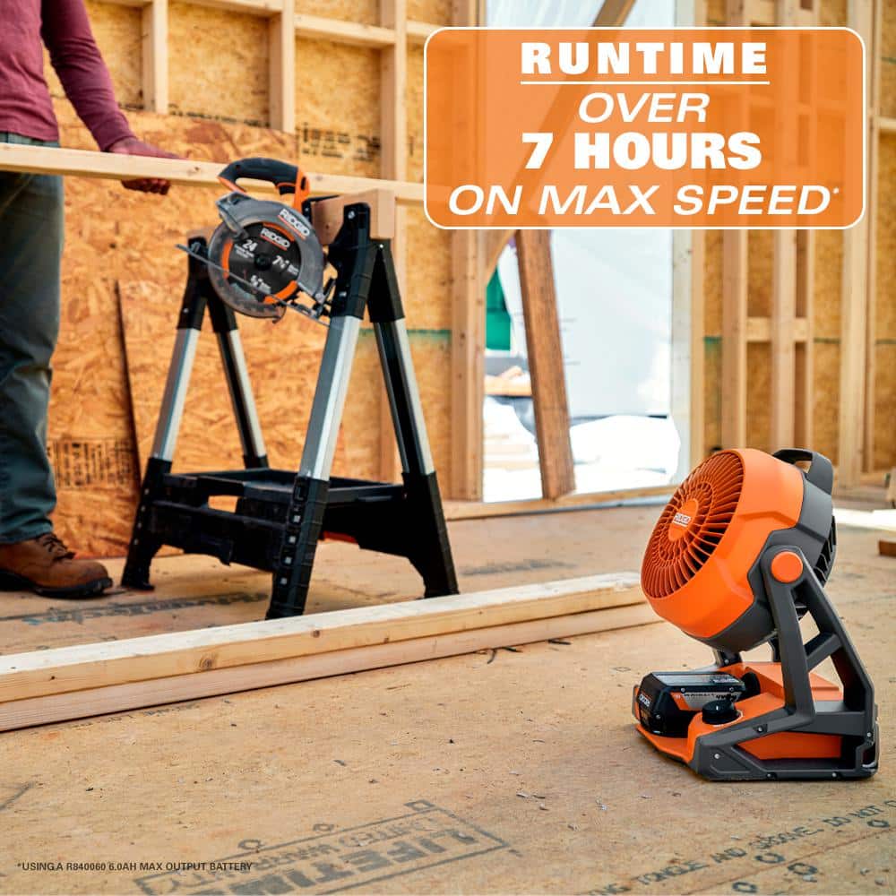 18V Cordless Hybrid Jobsite Fan (Tool Only) - Image 4