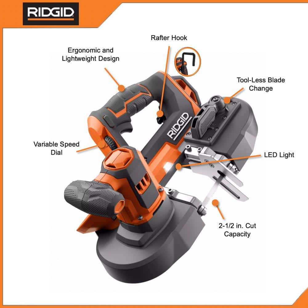 18V Cordless Compact Band Saw Kit with (1) 4.0 Ah Battery and Charger - Image 3