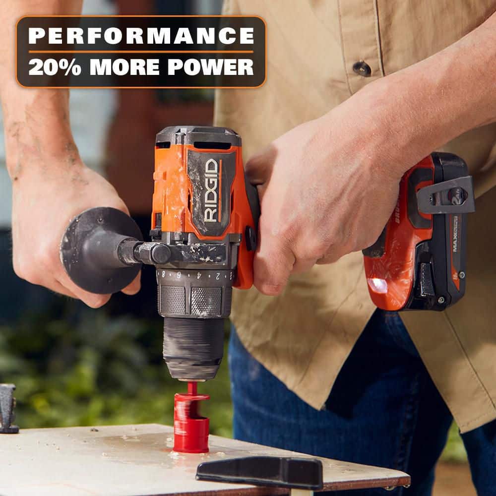 18V Brushless Cordless 2-Tool Combo Kit with Drill/Driver, Impact Driver, (2) Batteries, 18V Charger, and Tool Bag - Image 6