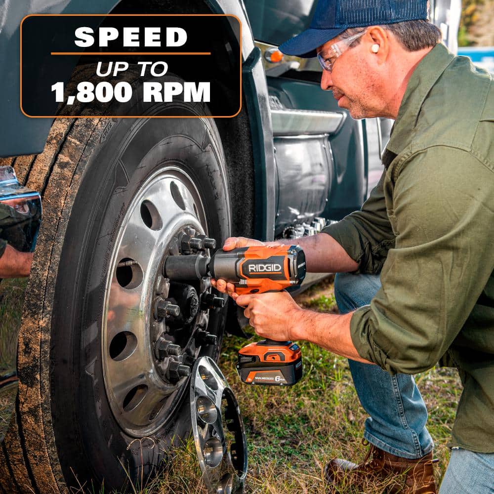 18V Brushless Cordless 4-Mode 1/2 in. High-Torque Impact Wrench (Tool Only) - Image 7