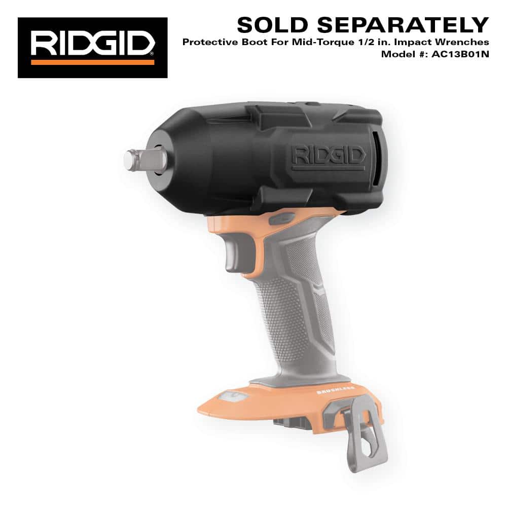 18V Brushless Cordless 1/2 in. Impact Wrench Kit with 4.0 Ah Battery and Charger - Image 10