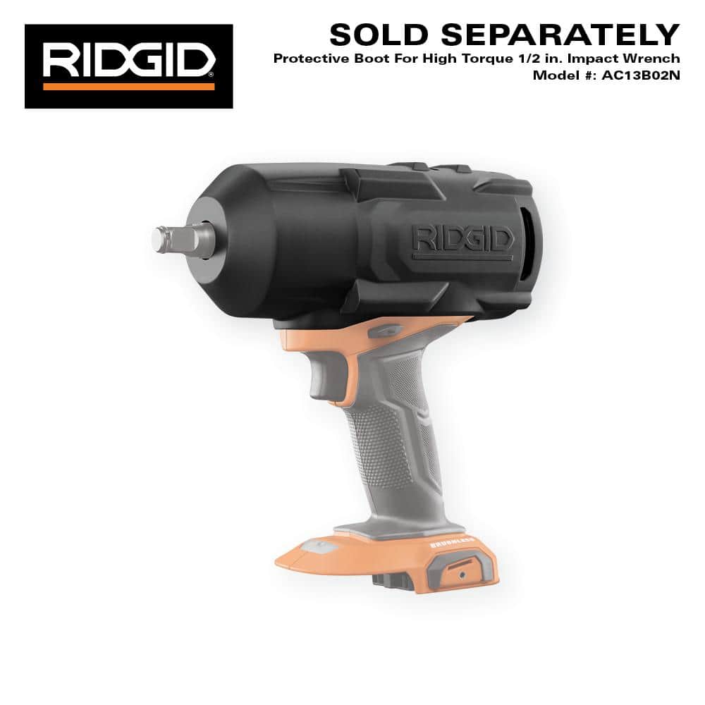 18V Brushless Cordless 4-Mode 1/2 in. High-Torque Impact Wrench Kit with 4.0 Ah Battery and Charger - Image 10