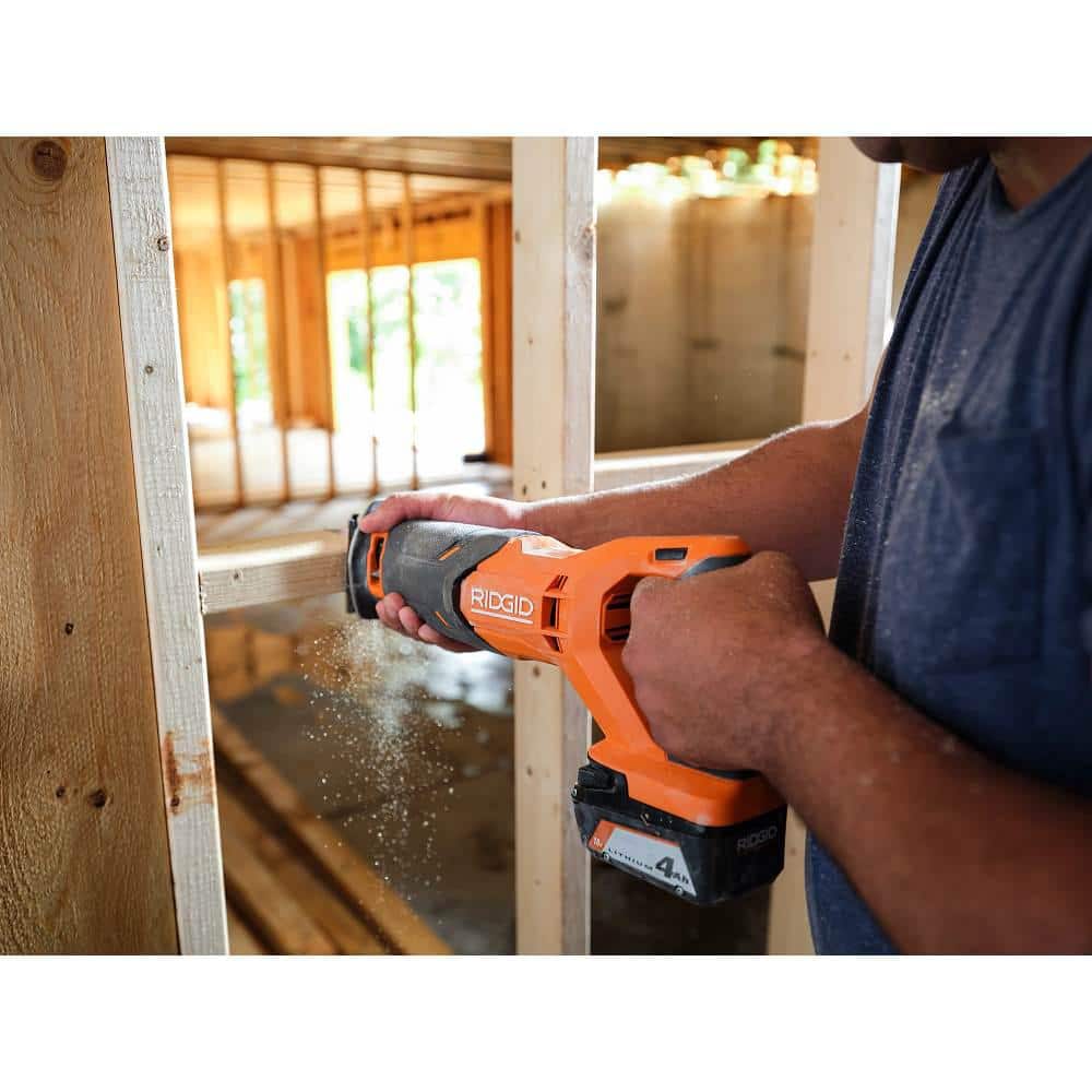 18V Cordless Reciprocating Saw Kit with 4.0 Ah Battery and Charger - Image 8