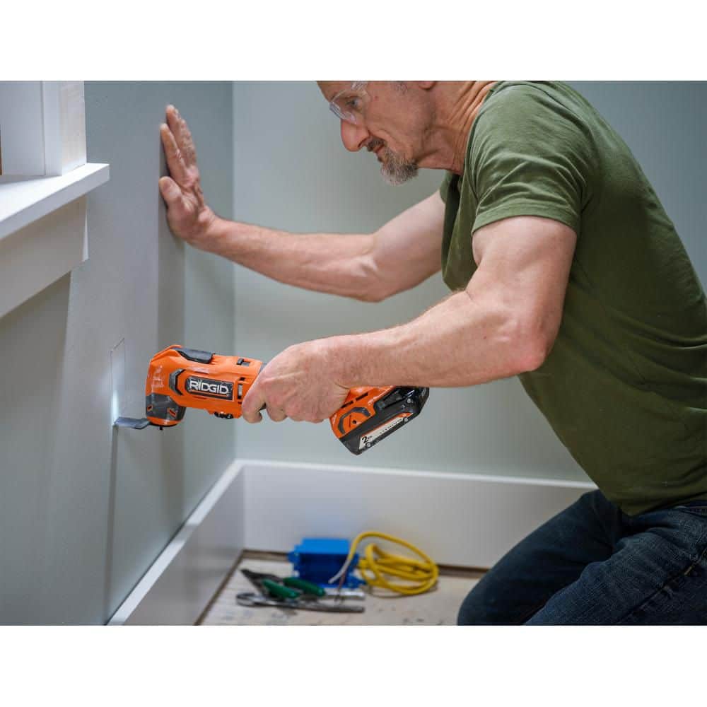 18V Cordless Oscillating Multi-Tool with 2.0 Ah Battery and Charger - Image 10