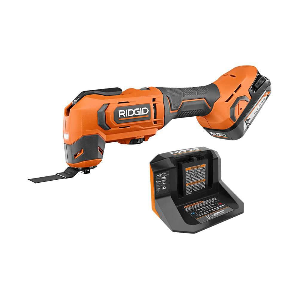 18V Cordless Oscillating Multi-Tool with 2.0 Ah Battery and Charger - Image 12