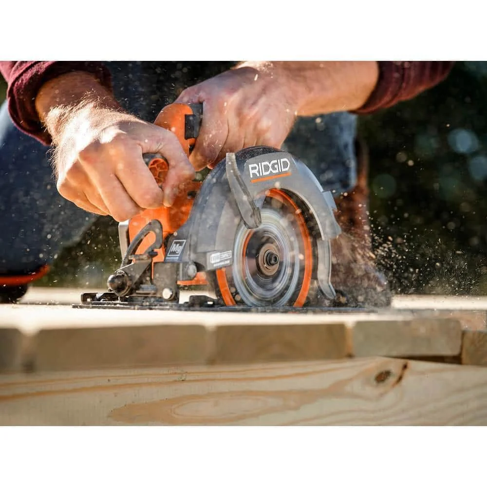 18V SubCompact Brushless Cordless 6-1/2 in. Circular Saw Kit with 4.0 Ah MAX Output Battery and Charger R8656KN - Image 8