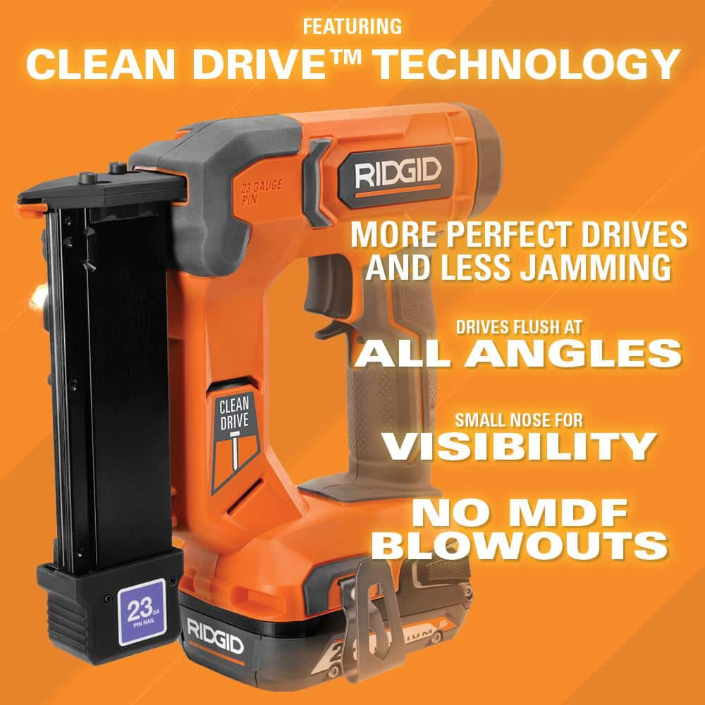 18V Cordless 23-Gauge 1-3/8 in. Headless Pin Nailer (Tool Only) - Image 7
