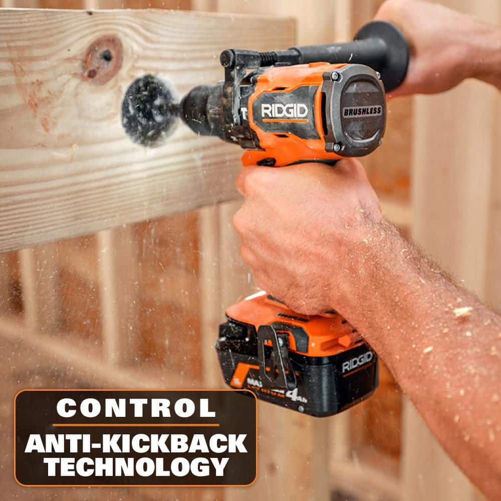18V Brushless Cordless 1/2 in. High Torque Hammer Drill/Driver (Tool Only) - Image 5