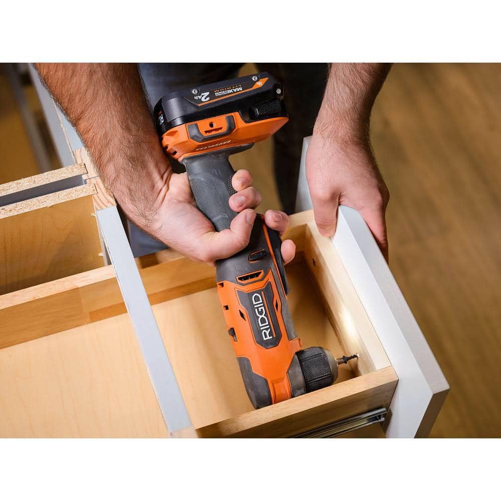 18V SubCompact Brushless Cordless 3/8 in. Right Angle Drill Kit with 2.0 Ah MAX Output Battery and Charger - Image 9