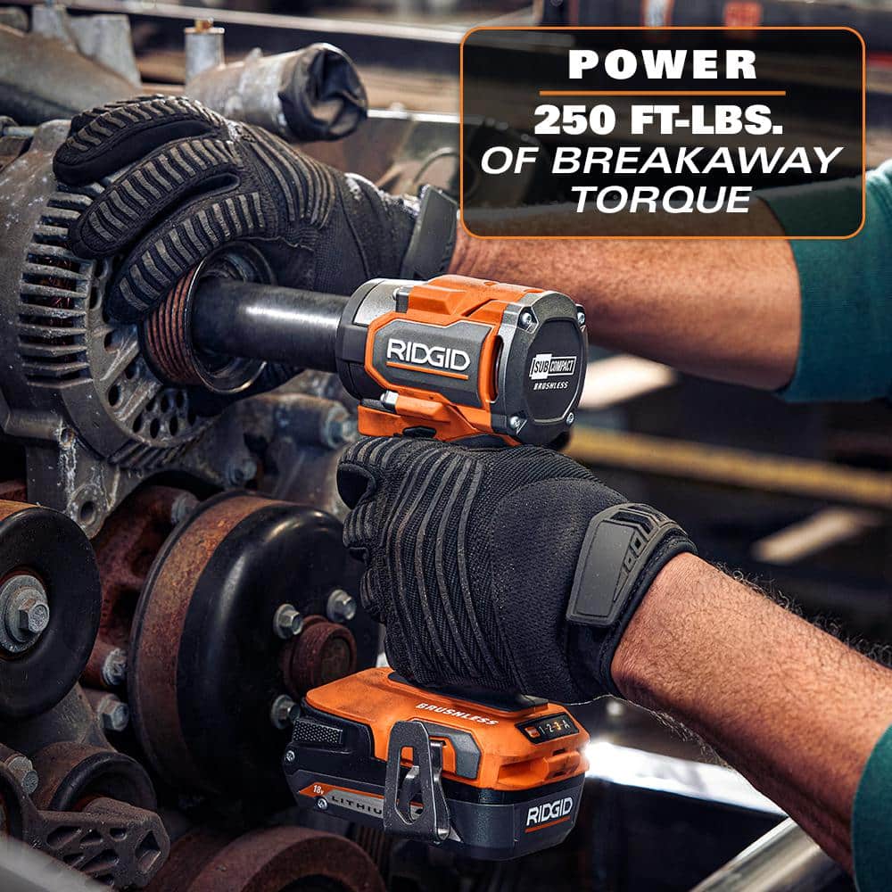 18V SubCompact Brushless Cordless 1/2 in. Impact Wrench (Tool Only) - Image 5