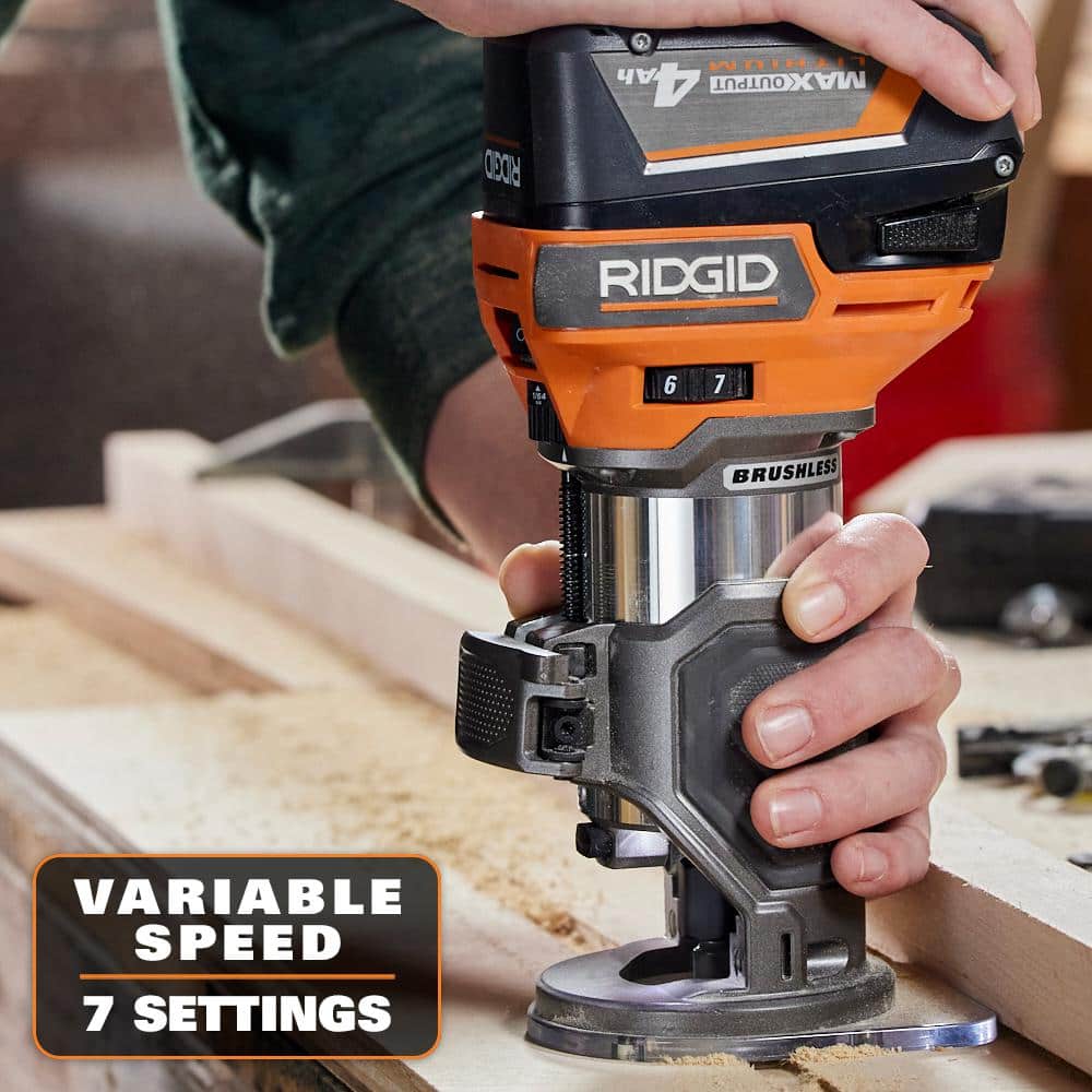 18V Brushless Cordless Compact Router (Tool Only) - Image 7