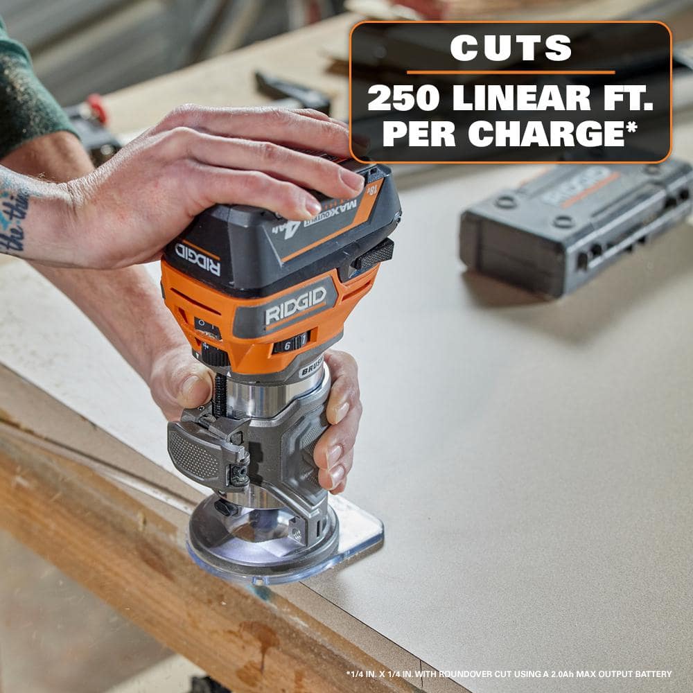 18V Brushless Cordless Compact Router (Tool Only) - Image 8