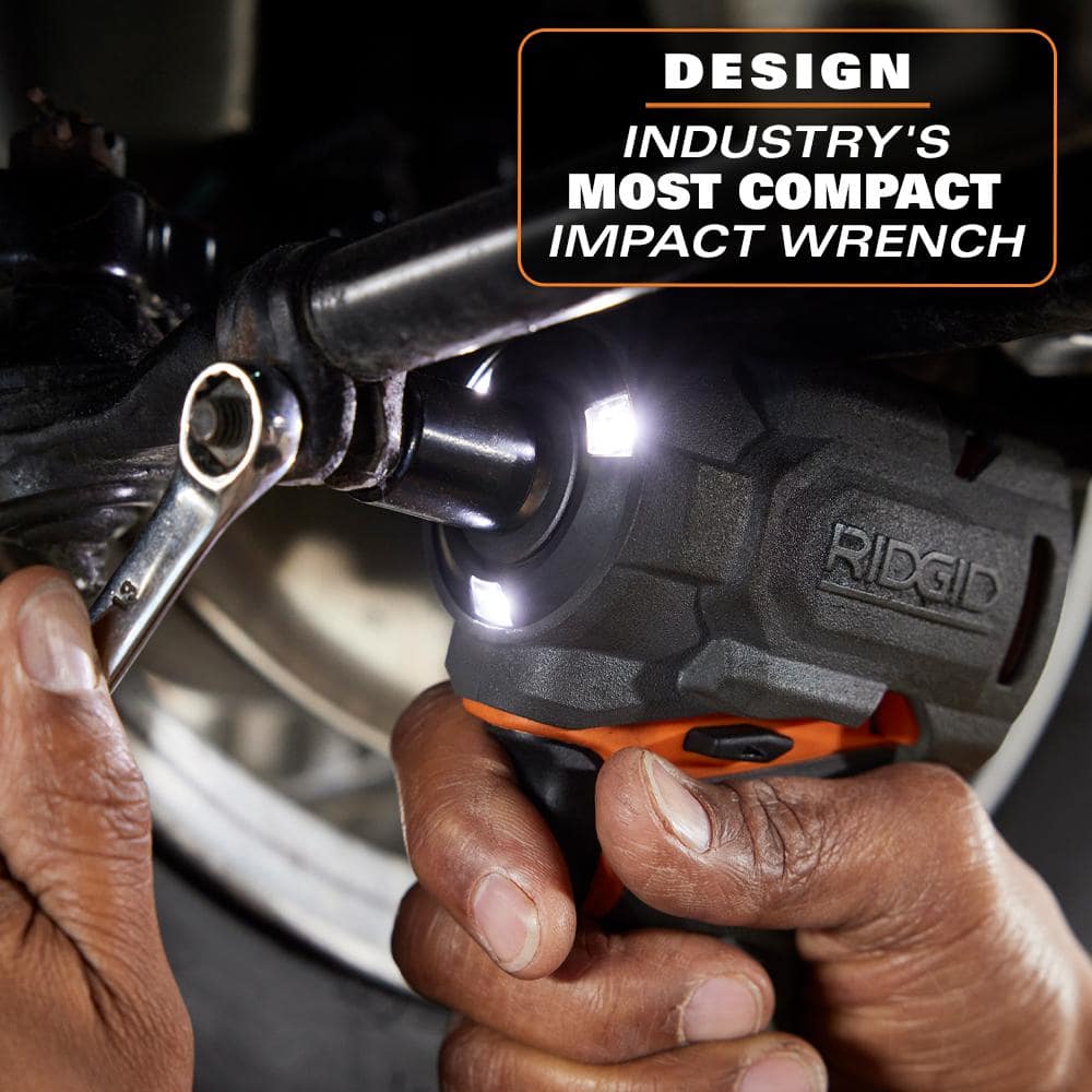 18V SubCompact Brushless Cordless 1/2 in. Impact Wrench Kit with 2.0 Ah Battery, Charger, and Bag - Image 5