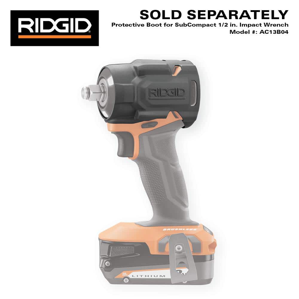 18V SubCompact Brushless Cordless 1/2 in. Impact Wrench Kit with 2.0 Ah Battery, Charger, and Bag - Image 7