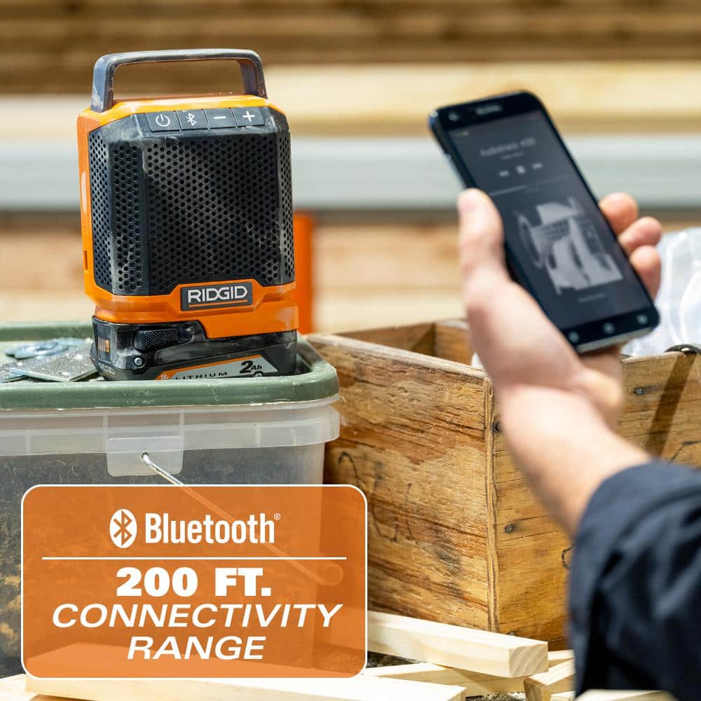 18V Cordless Speaker with Bluetooth Wireless Technology (Tool only) - Image 4