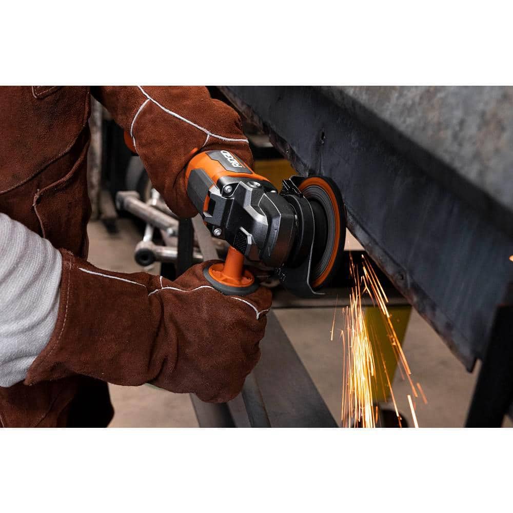 18V Brushless Cordless 4-1/2 in. Angle Grinder Kit with 4.0 Ah Battery and Charger - Image 9
