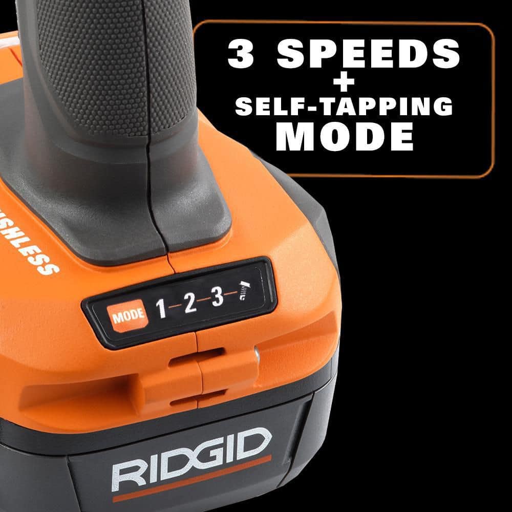 18V SubCompact Brushless Cordless 2- Tool Combo Kit w/ Hammer Drill, Impact Driver, (2) 2.0 Ah Batteries, Charger, & Bag - Image 11