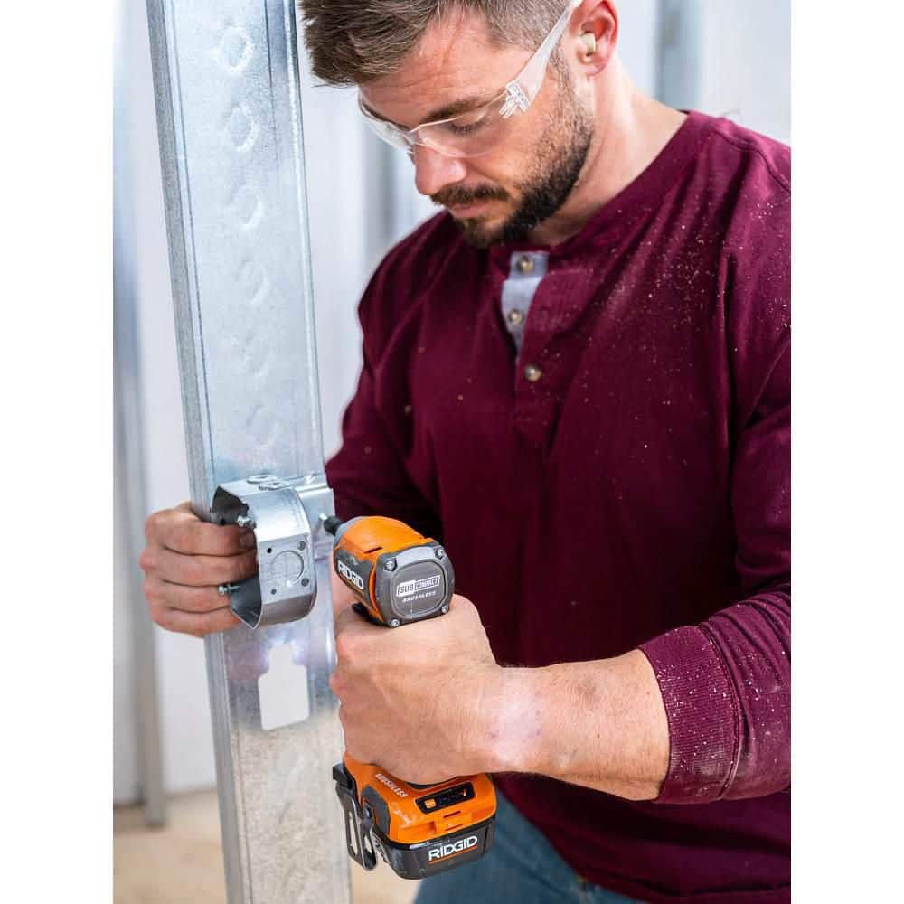 18V SubCompact Brushless Cordless 2- Tool Combo Kit w/ Hammer Drill, Impact Driver, (2) 2.0 Ah Batteries, Charger, & Bag - Image 12