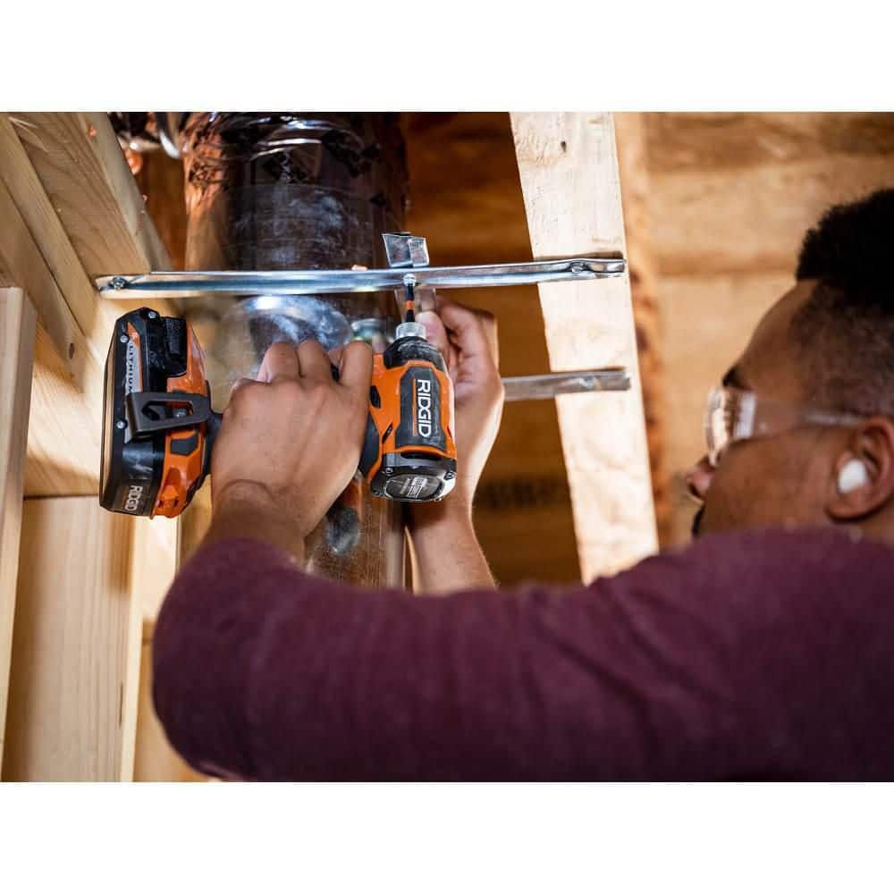 18V SubCompact Brushless Cordless 2- Tool Combo Kit w/ Hammer Drill, Impact Driver, (2) 2.0 Ah Batteries, Charger, & Bag - Image 13