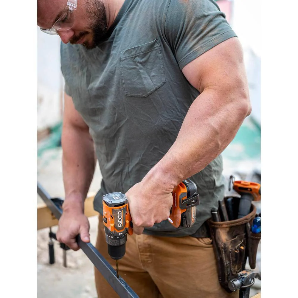 18V SubCompact Brushless Cordless 1/2 in. Hammer Drill Kit with (2) 2.0 Ah Batteries, Charger, and Bag - Image 13