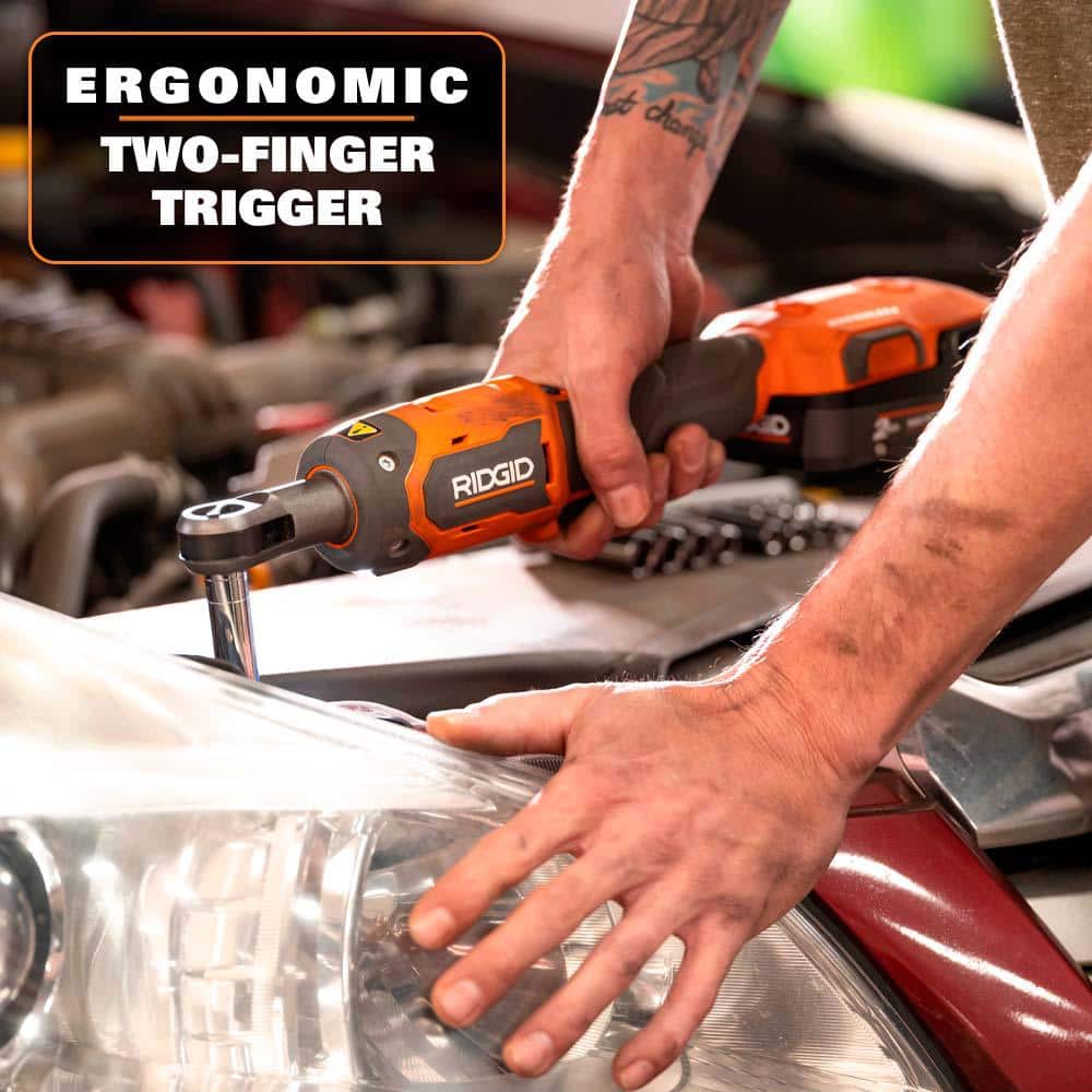 18V Brushless Cordless 1/4 in. Ratchet Kit with 2.0 Ah Battery and Charger - Image 5