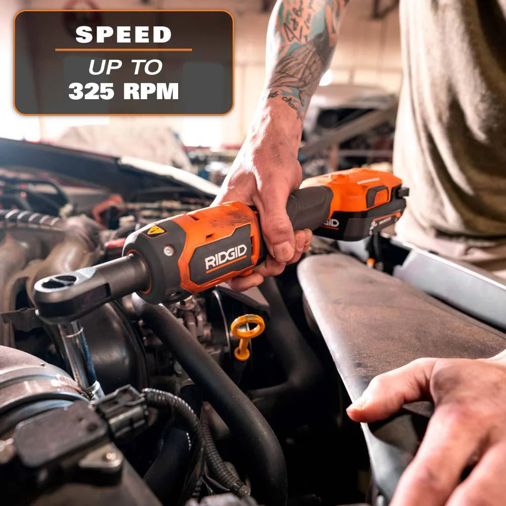 18V Brushless Cordless 1/4 in. Ratchet Kit with 2.0 Ah Battery and Charger - Image 6