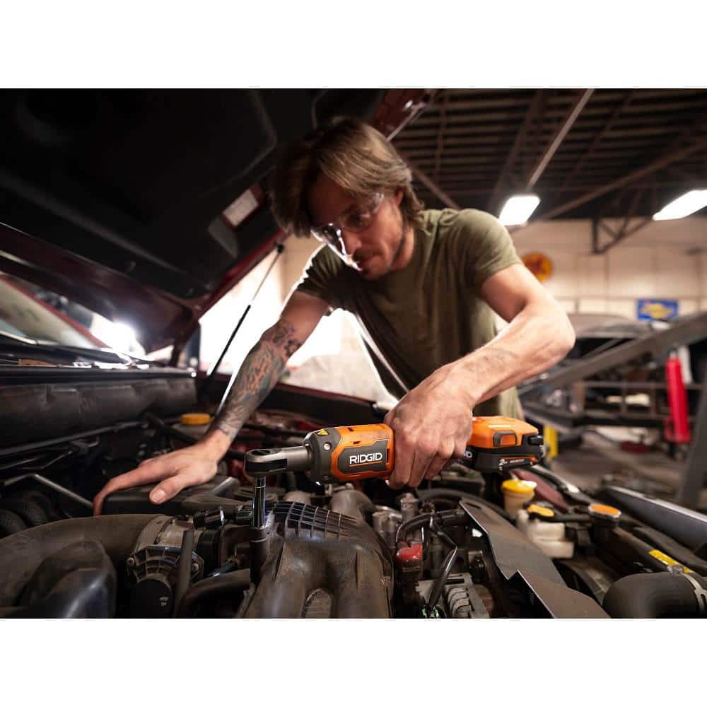 18V Brushless Cordless 1/4 in. Ratchet Kit with 2.0 Ah Battery and Charger - Image 8